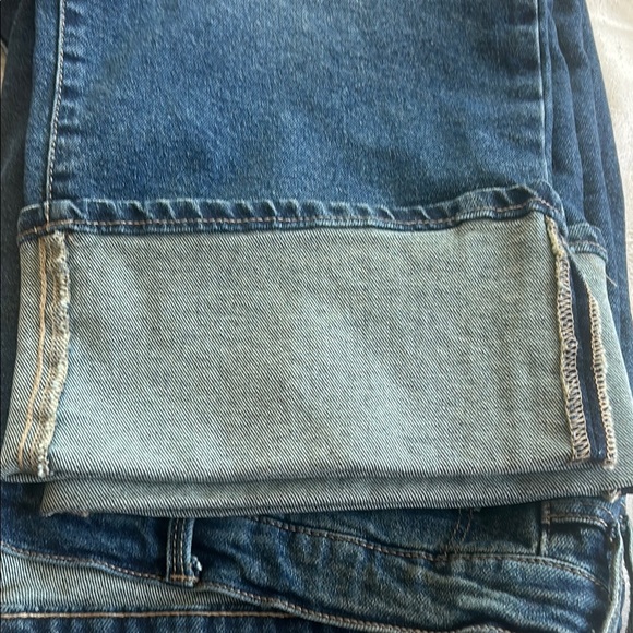 Code Bleu Deep Blue Denim JeansSize 20W High Rise Straight Leg New - Picture 13 of 13